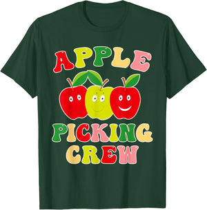 Apple Picking Crew Apple Picking Outfit Apple Harvest Season T-Shirt - T-Shirt | Forest