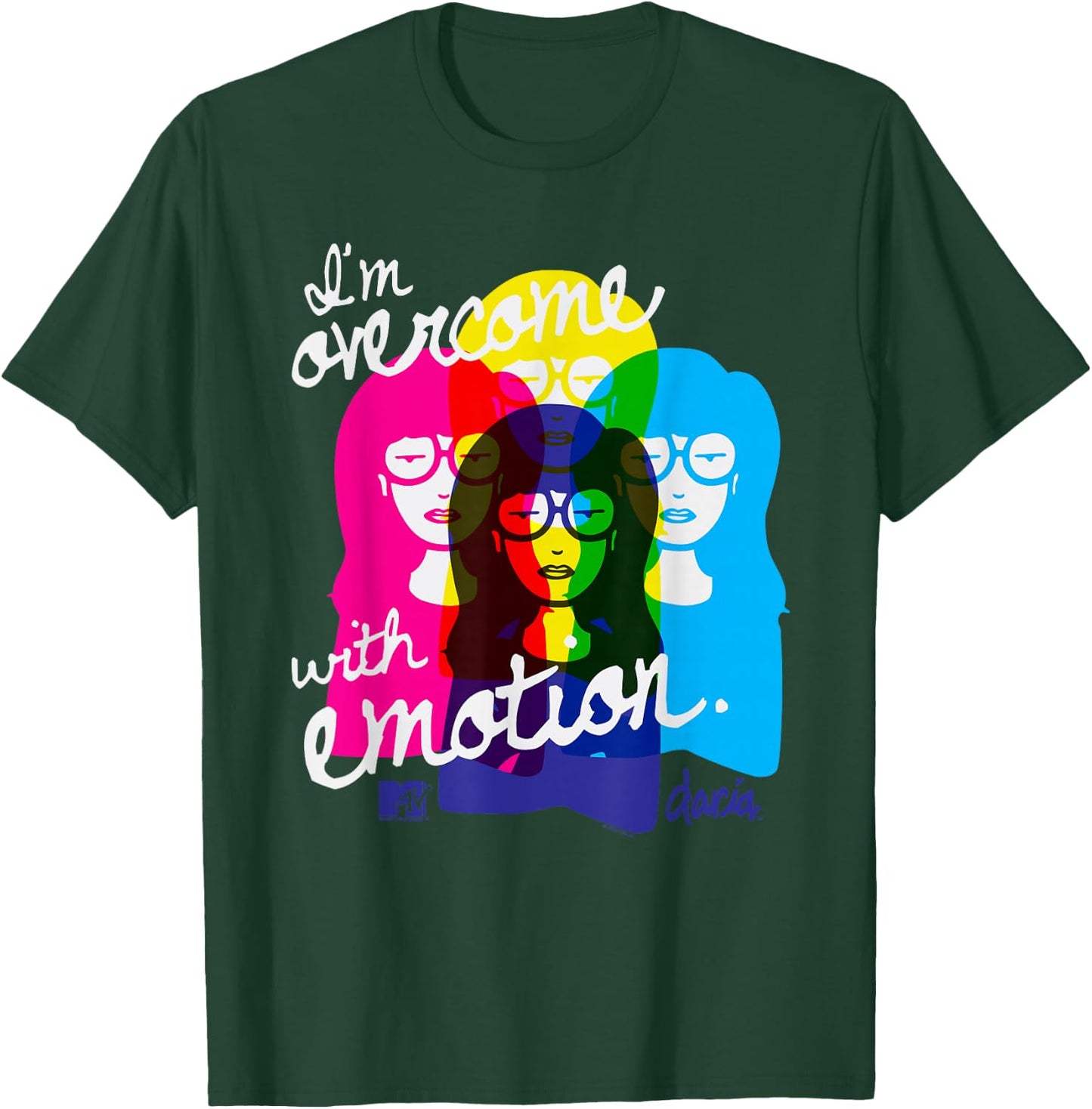 Daria I'm Overcome With Emotion Colorful T-Shirt - T-Shirt | Forest