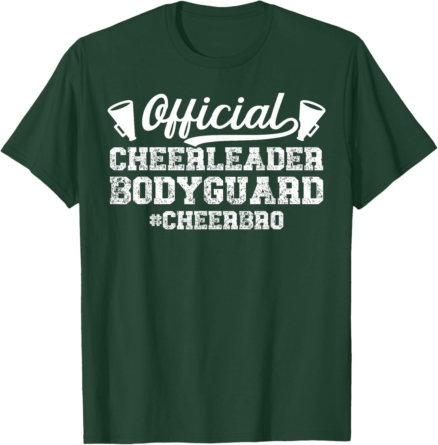 Cheerleader Bodyguard Cheer Brother Of A Cheerleader Brother T-Shirt - T-Shirt | Forest
