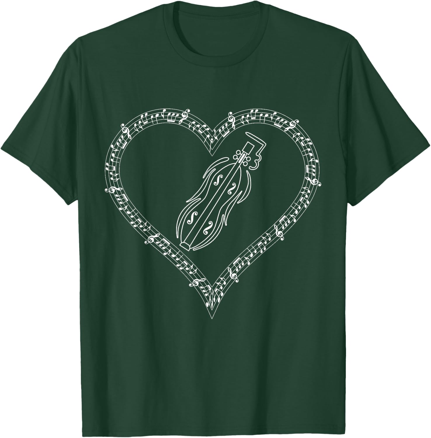 Dulcimer Player Dulcimer Lover T-Shirt - T-Shirt | Forest