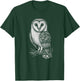 Barn Owl Graphic Art Design And Men T-Shirt - T-Shirt | Forest
