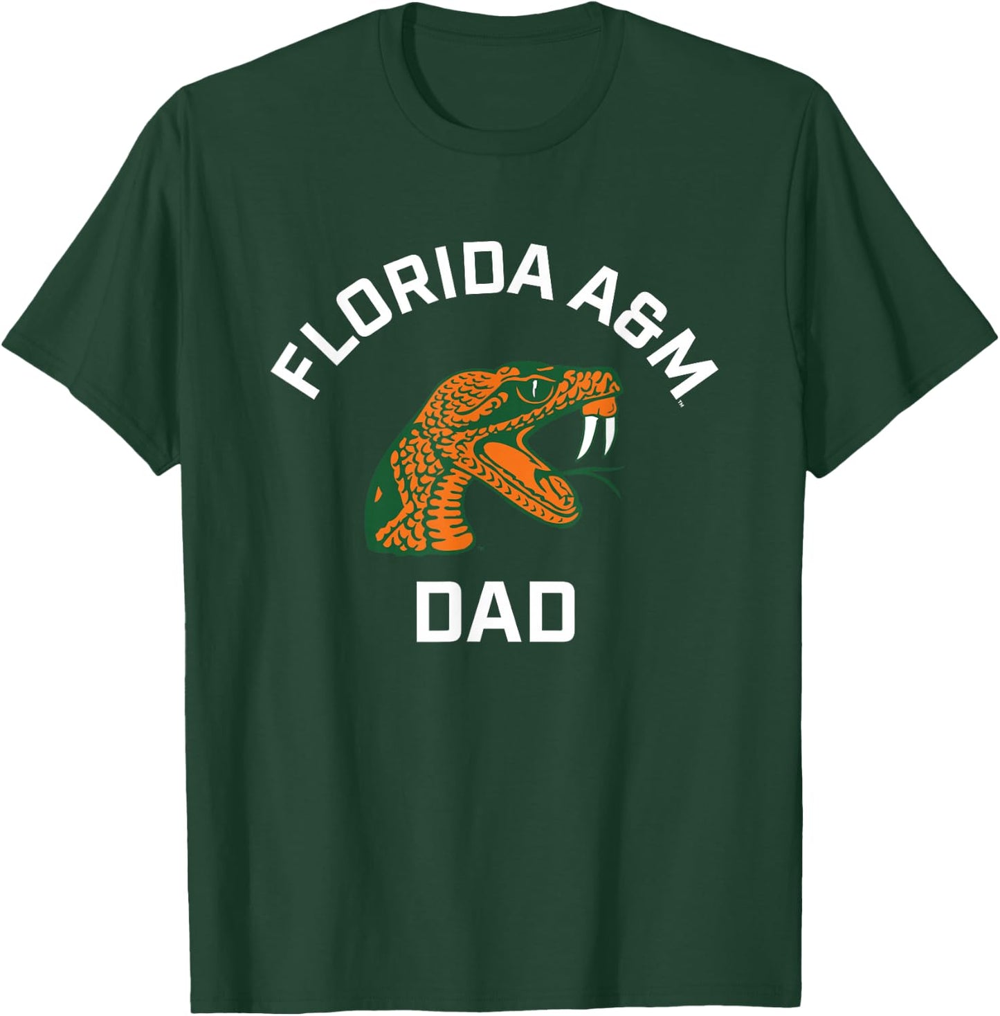 Florida A&M University FAMU Rattlers Arched Dad T-Shirt - T-Shirt | Forest