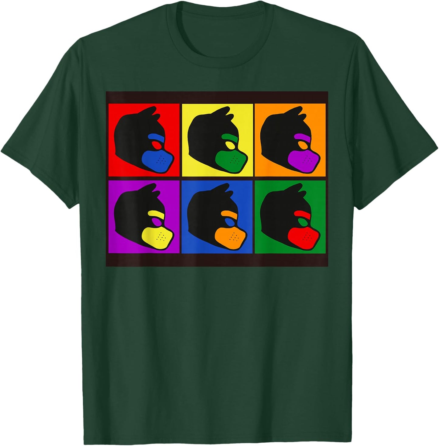 Puppy pups Gay Pride - Collage T-Shirt - T-Shirt | Forest
