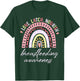 Rainbow Love Latch Nourish Breastfeeding Awareness Month T-Shirt - T-Shirt | Forest