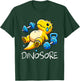 Funny Cute Dinosaur Workout Gym Fitness Weightlifting Gift T-Shirt - T-Shirt | Forest