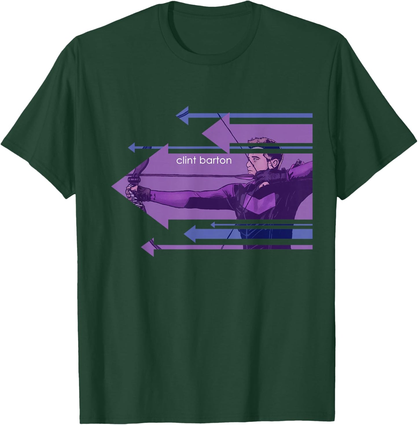 Marvel Hawkeye Clint Barton Arrows T-Shirt - T-Shirt | Forest