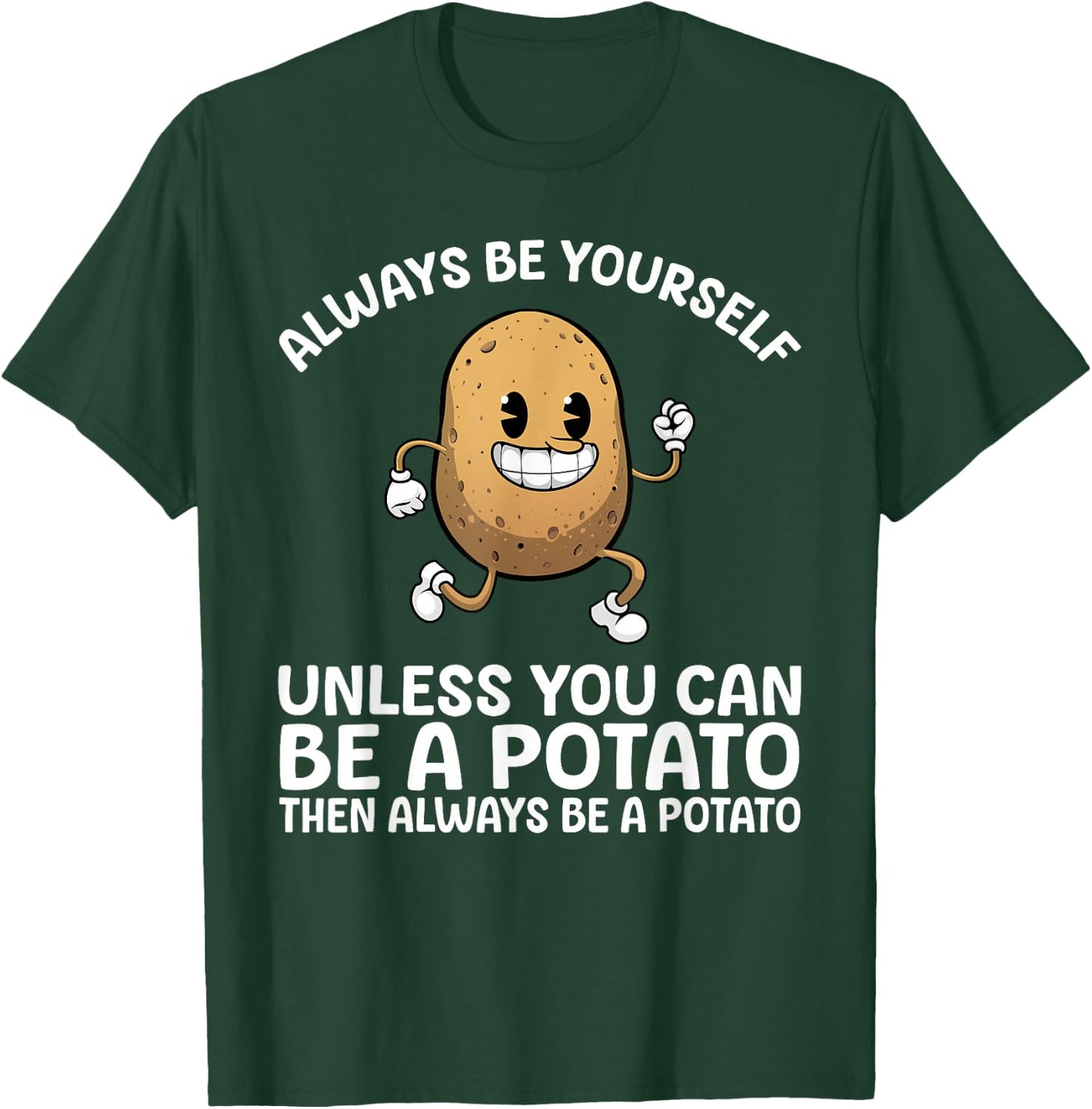 Potato Novelty Women Adult Potato Gag Potato Lovers T-Shirt - T-Shirt | Forest