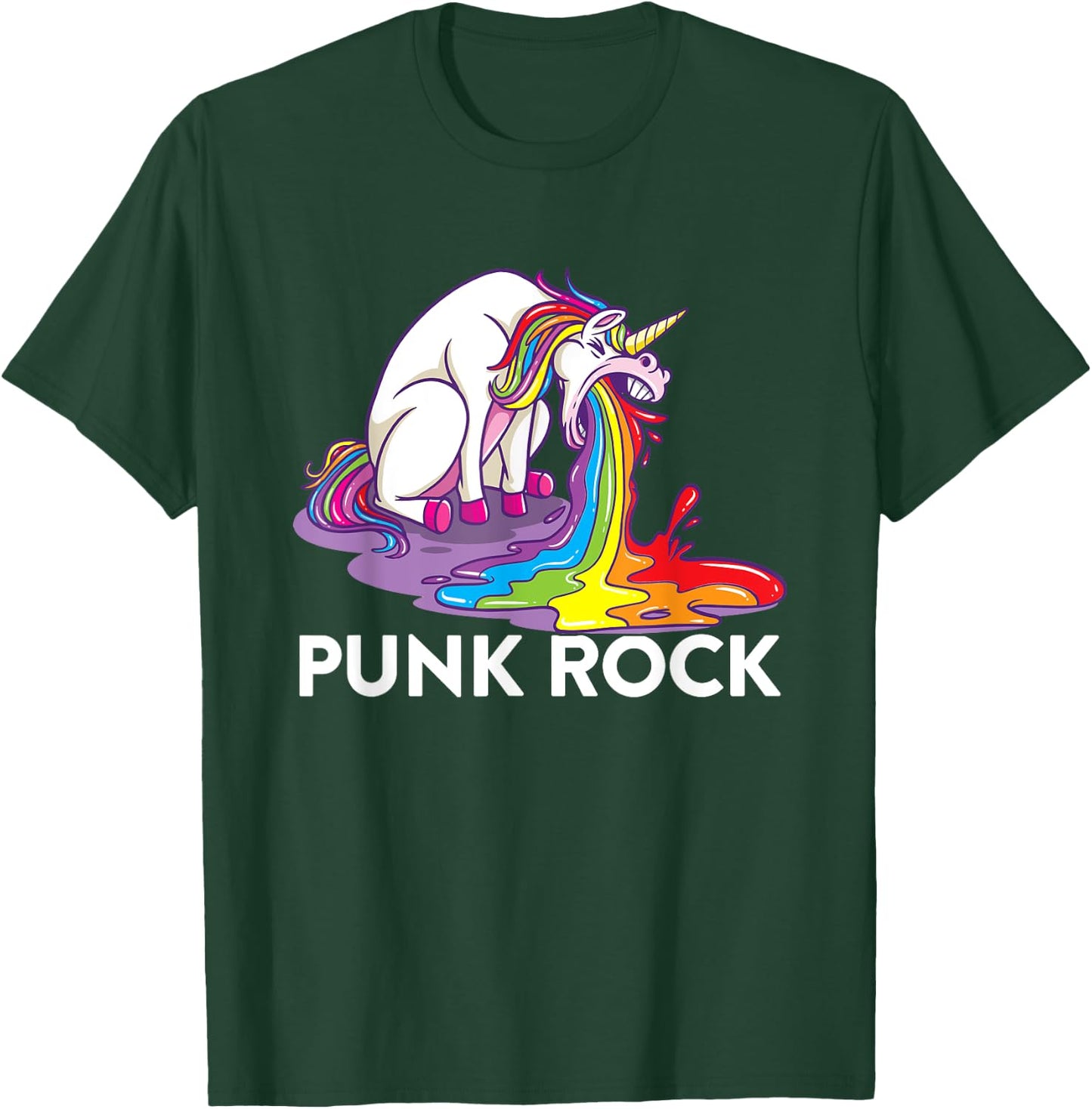 Punk Rock Unicorn T-Shirt - T-Shirt | Forest