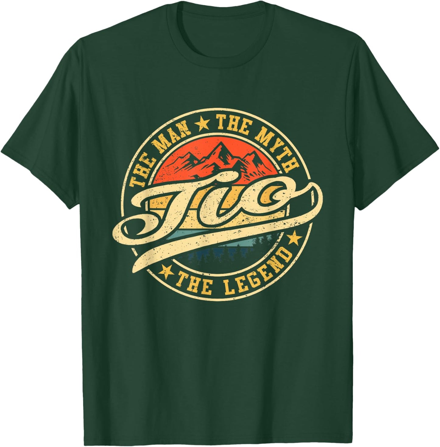 Tio The Man The Myth The Legend Funny Grandpa Father's Day T-Shirt - T-Shirt | Forest
