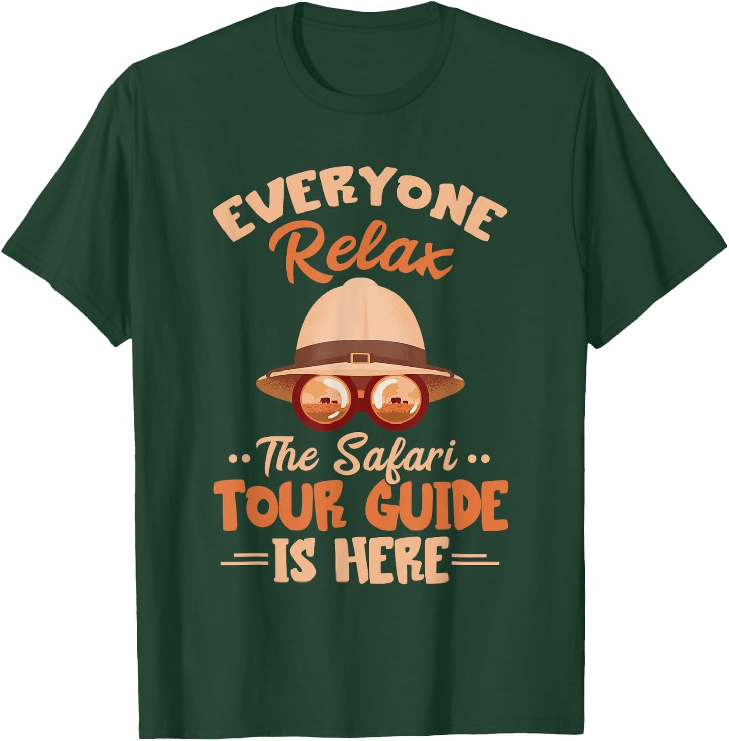 Safari Tour Guide Everyone Relax Safari Tour Guide Costume T-Shirt - T-Shirt | Forest