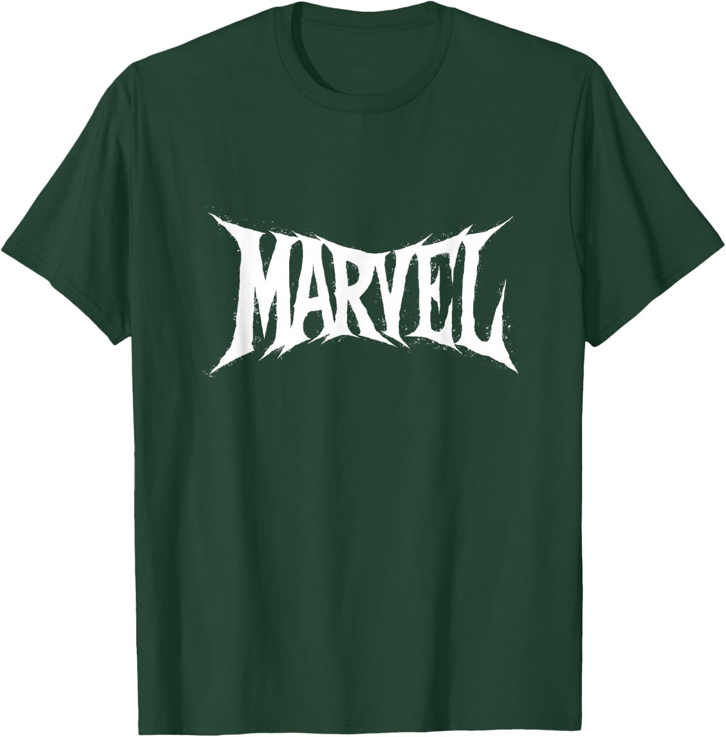 Marvel Classic Halloween Spooky Font Marvel Text Retro Logo T-Shirt - T-Shirt | Forest