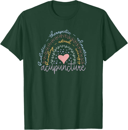 Cute Rainbow Acupuncture T-Shirt - T-Shirt | Forest