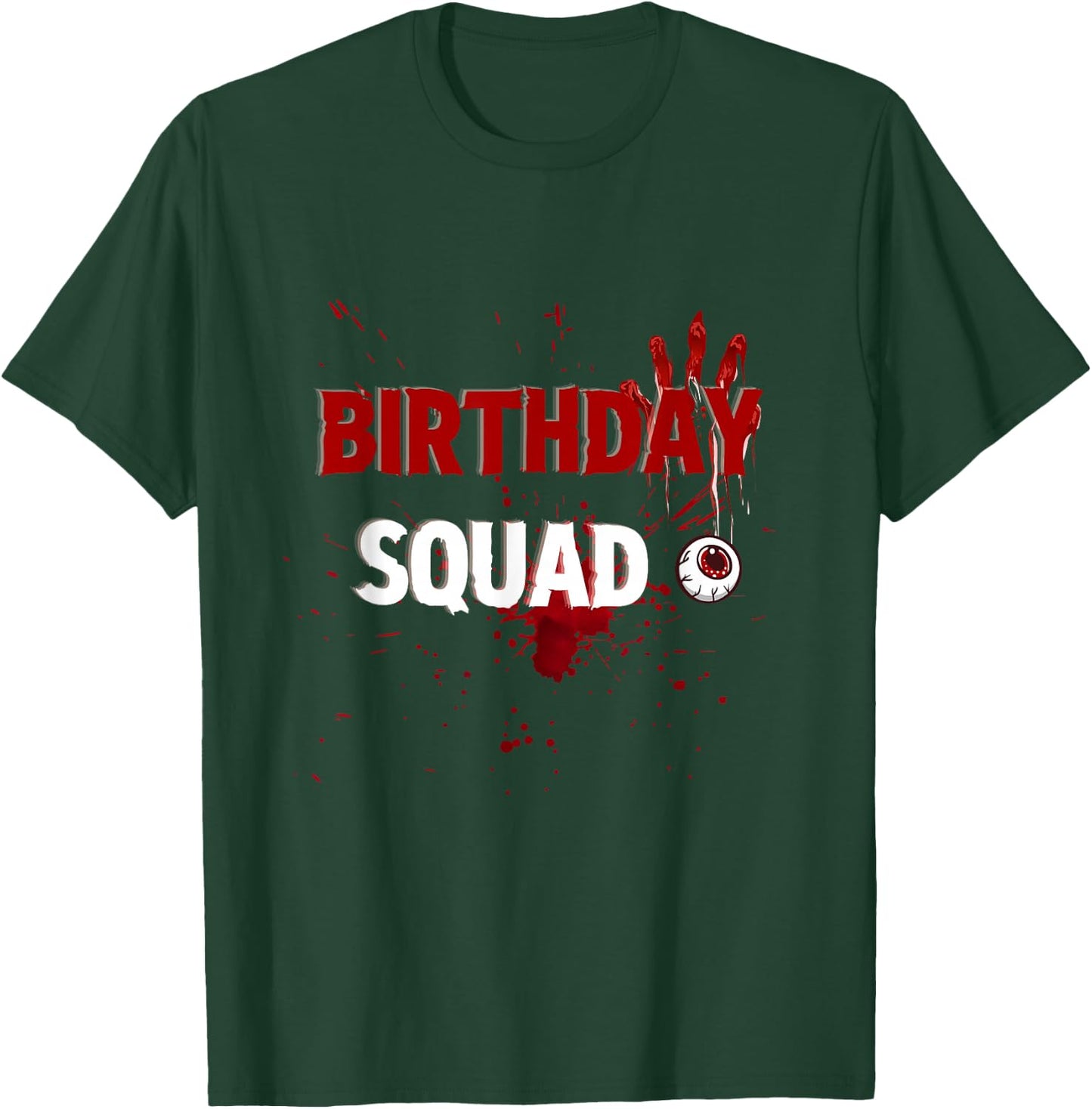 Birthday squad Scary horror movies party funny T-Shirt - T-Shirt | Forest