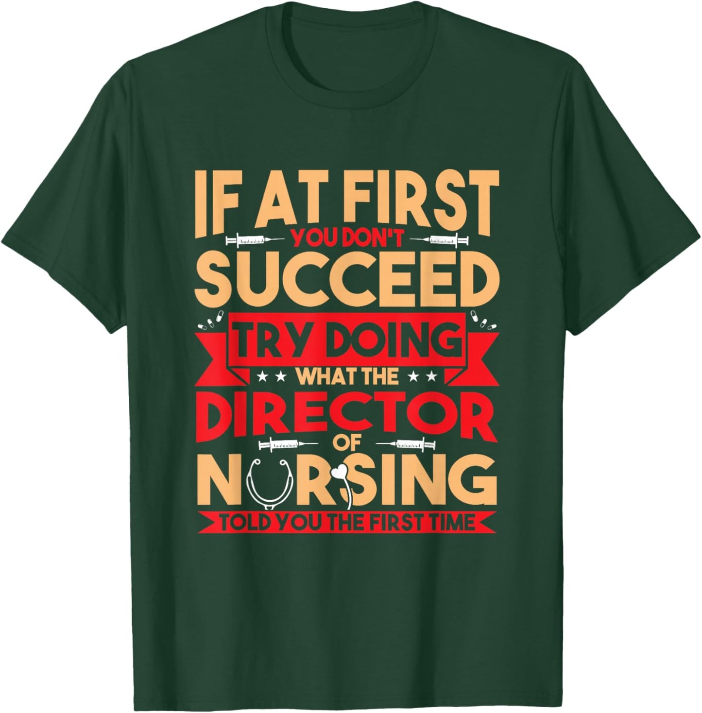 Best Director Of Nursing Nurse Appreciation Gifts Women's Black Nursing Director T-Shirt - T-Shirt | Forest
