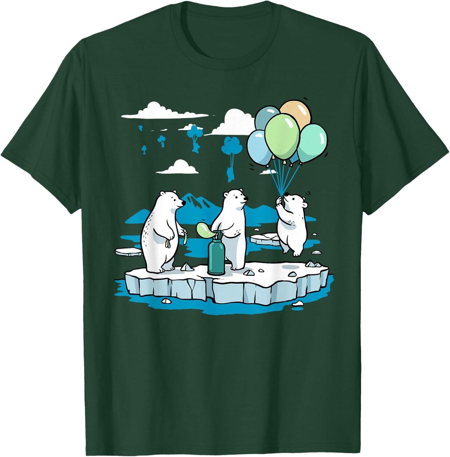 Polar Bear Shirt Save The Polar Bears Funny Polar Rescue T-Shirt - T-Shirt | Forest