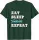 Vocaloid Lover Gift Funny Eat Sleep Weeabo Anime Music Game T-Shirt - T-Shirt | Forest