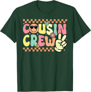 Cousin Crew Pajamas Kids Girls Toddler Matching T-Shirt - T-Shirt | Forest