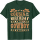 Cousin Of The Birthday Cowboy Cute Western Bday Boy Birthday T-Shirt - T-Shirt | Forest