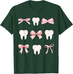 Cute Tooth Dental Assistant Hygiene Oral RDH , Small, Black T-Shirt - T-Shirt | Forest