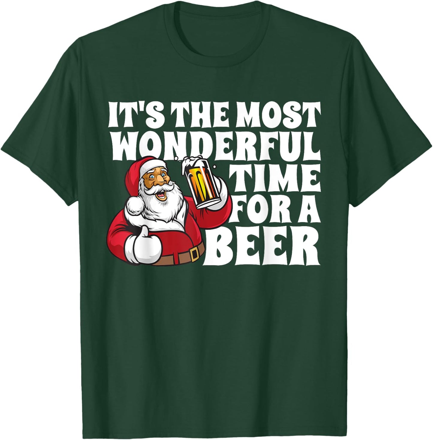 Its The Most Wonderful Time For A Beer Christmas In July T-Shirt - T-Shirt | Forest