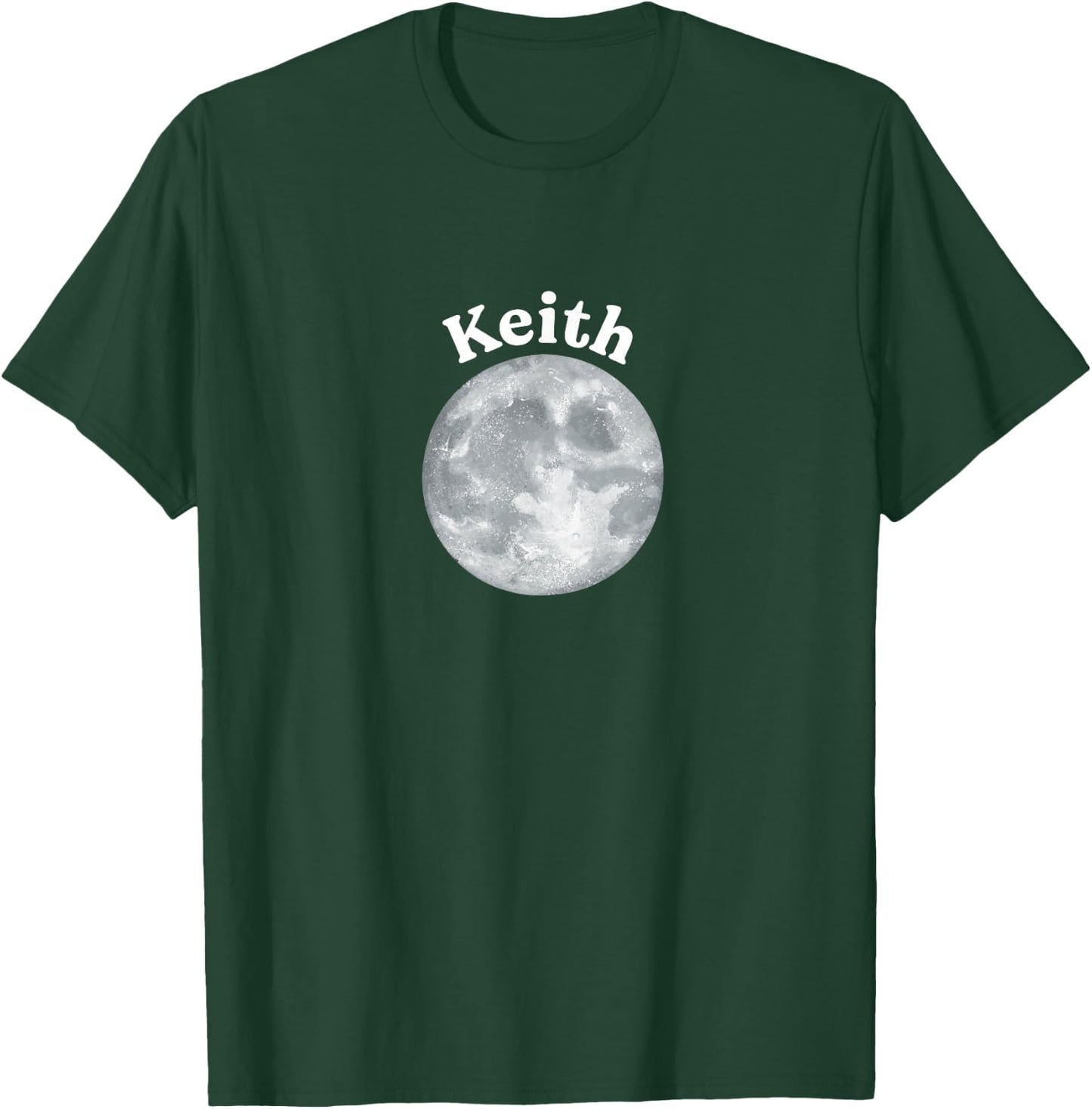 Keith (with a picture of a moon) T-Shirt - T-Shirt | Forest