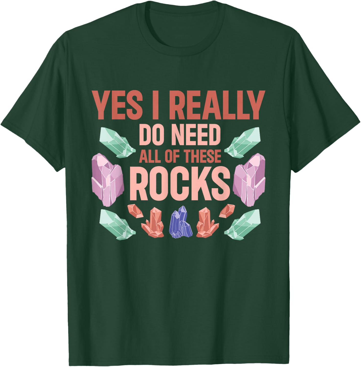 Rock Collecting Geology Geode Hunting T-Shirt - T-Shirt | Forest