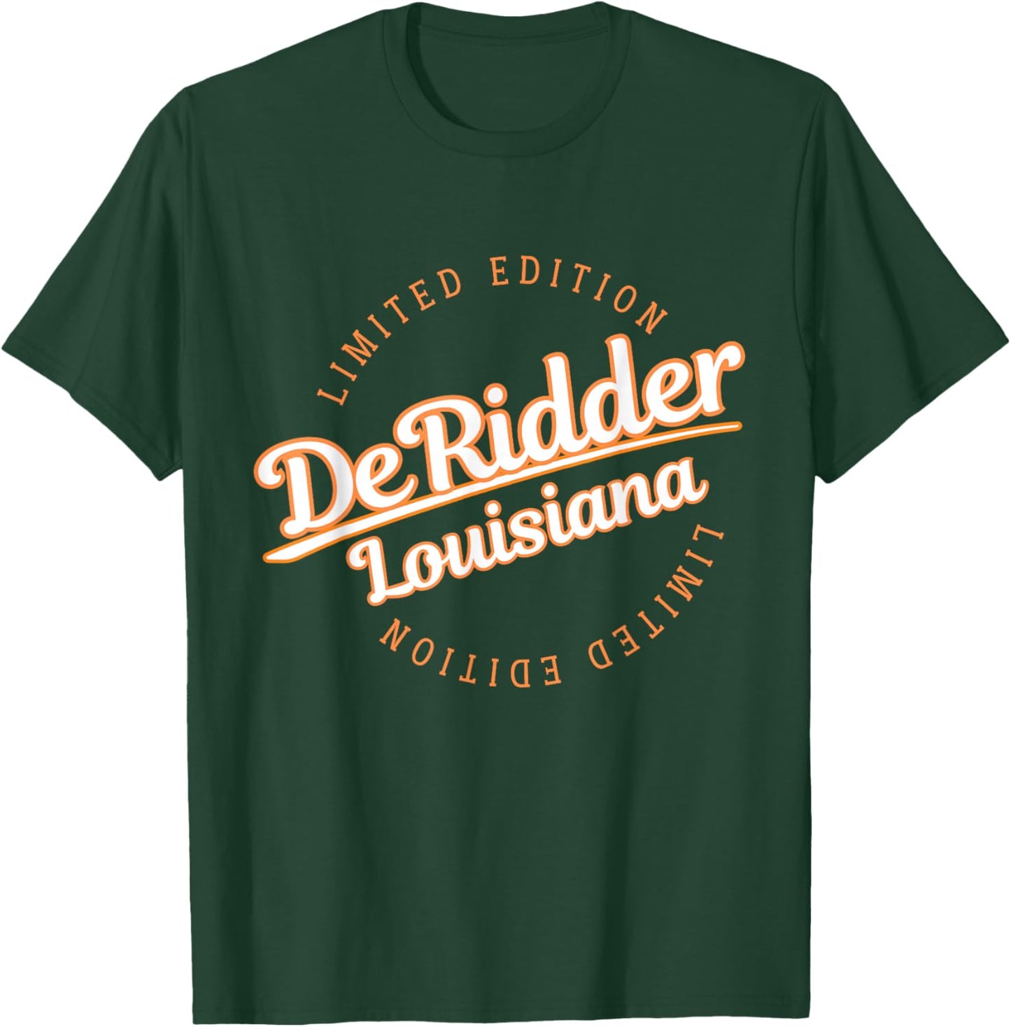 Retro Athletic DeRidder LA Apparel T-Shirt - T-Shirt | Forest