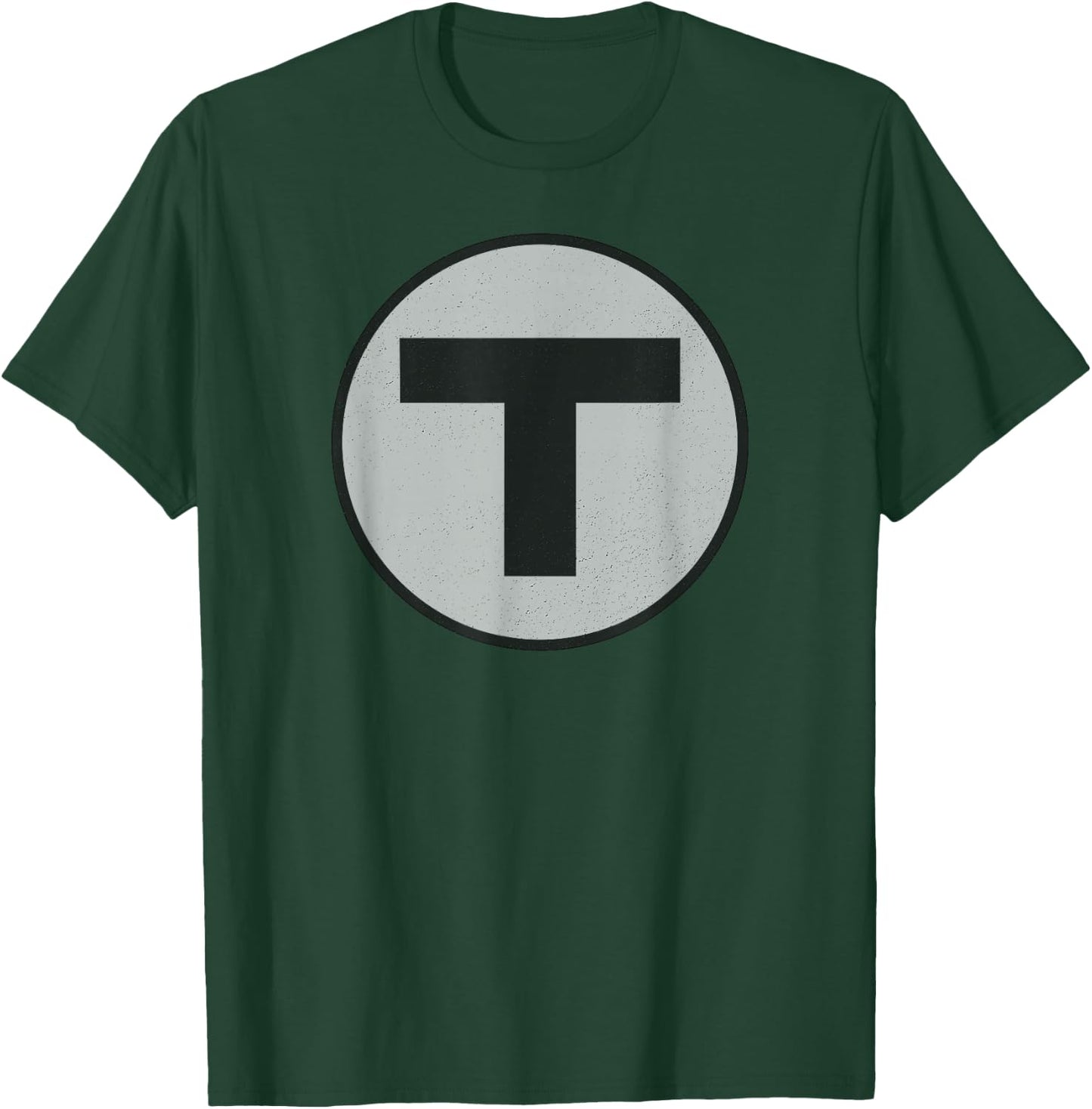 Boston T Vintage MBTA Train T-Shirt - T-Shirt | Forest