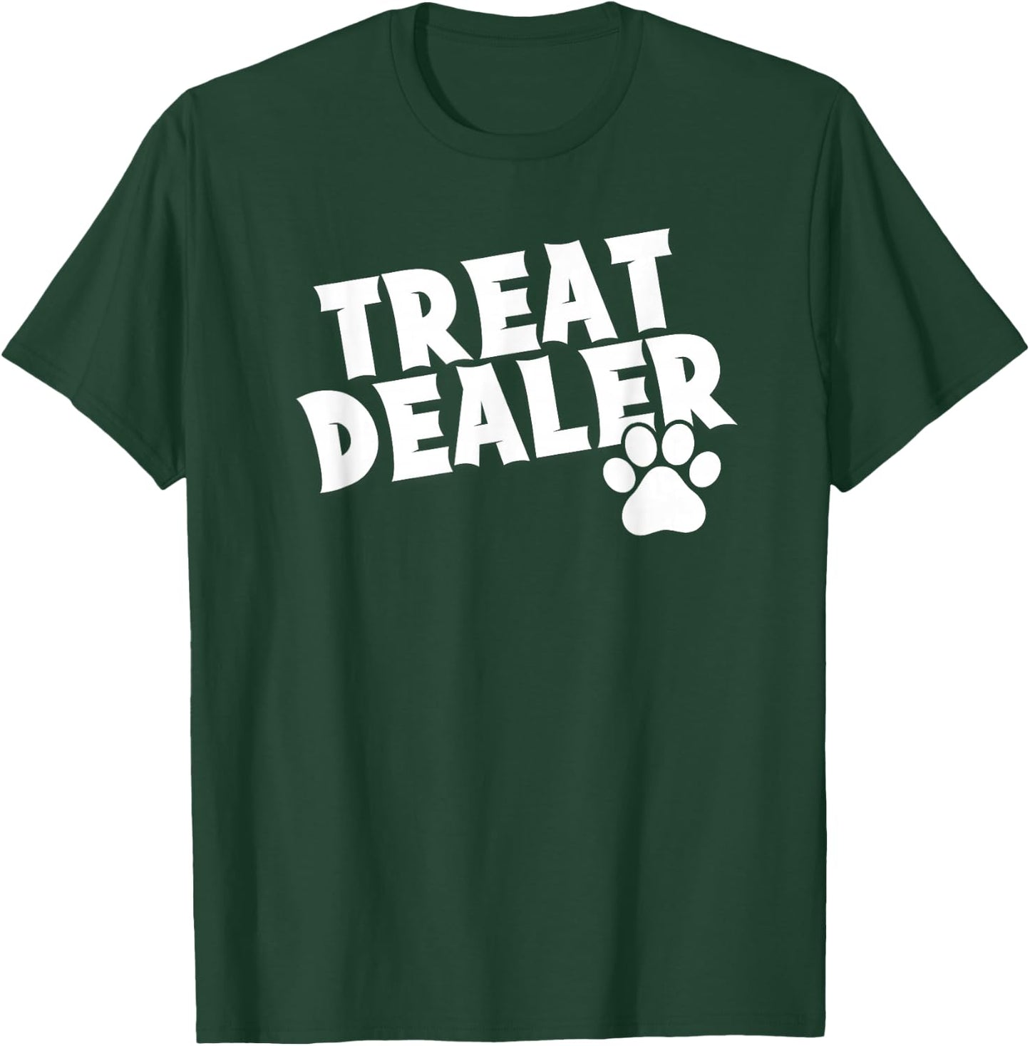 Delightfully Different World TREAT DEALER - -Adults & Kids - Black - Small - Short Sleeve - Classic Fit - Cotton 65%, Polyester 35% T-Shirt - T-Shirt | Forest