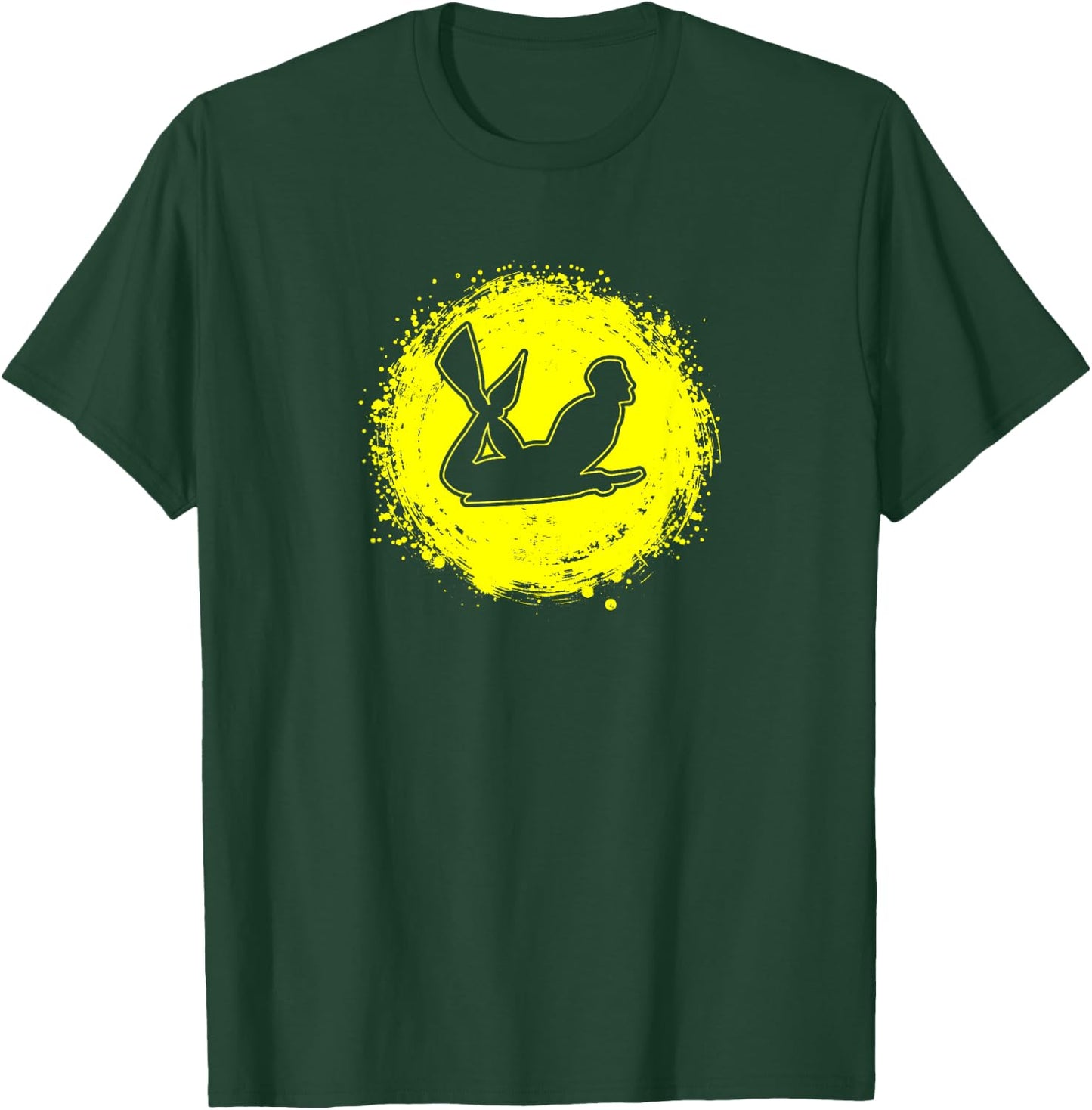 Minimalistic Bodyboard Graphic Bodyboarding Vintage T-Shirt - T-Shirt | Forest