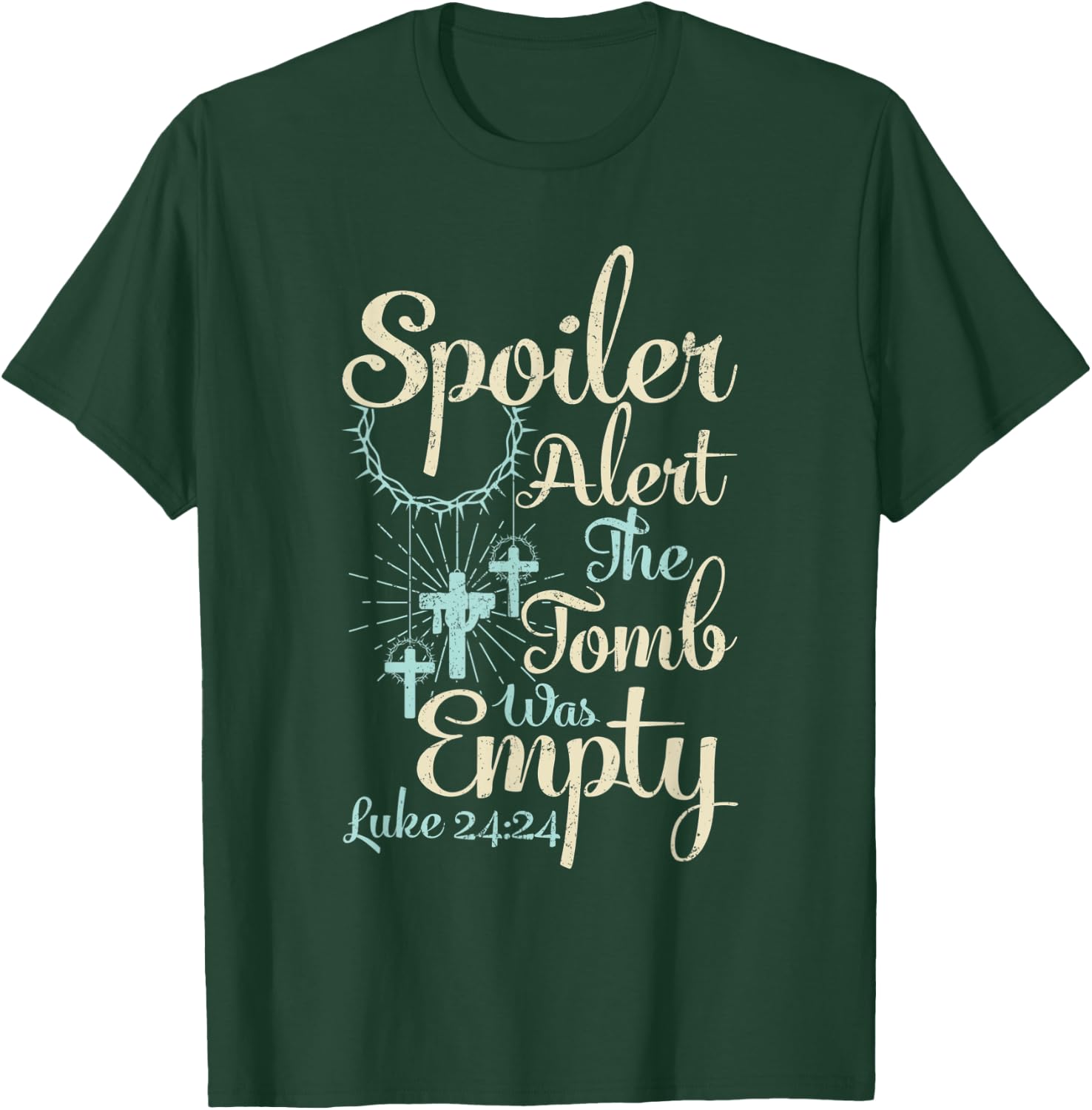 Easter Spoiler Alert Tomb Was Empty Christian Jesus T-Shirt - T-Shirt | Forest