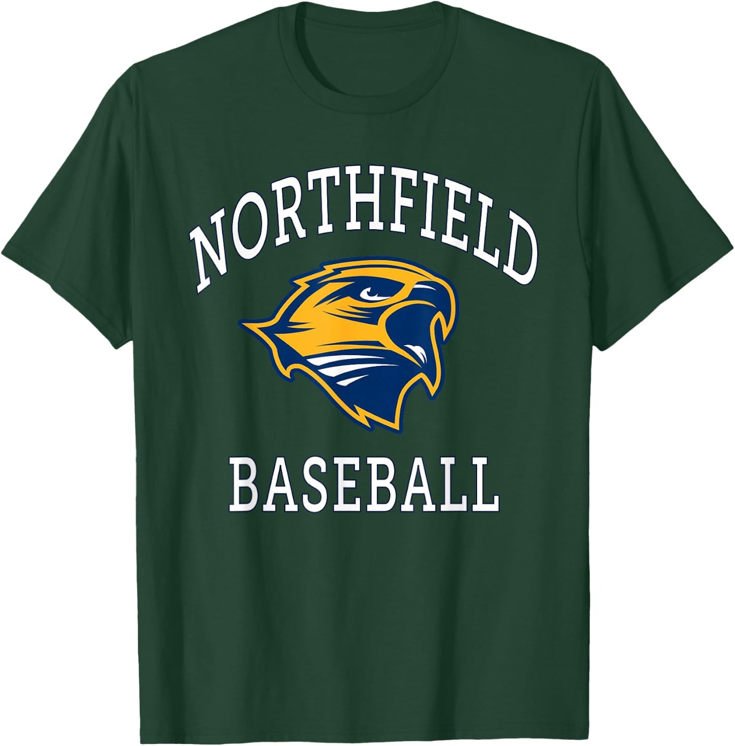 Northfield High School Nighthawks Baseball T-Shirt - T-Shirt | Forest
