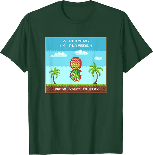 Funny Swingers Lifestyle Party Upside Down Pineapple Gaming Small T-Shirt - T-Shirt | Forest