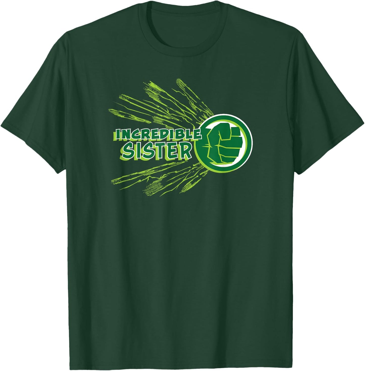 Marvel Hulk Incredible Sister Family Trip Vacation Birthday T-Shirt - T-Shirt | Forest