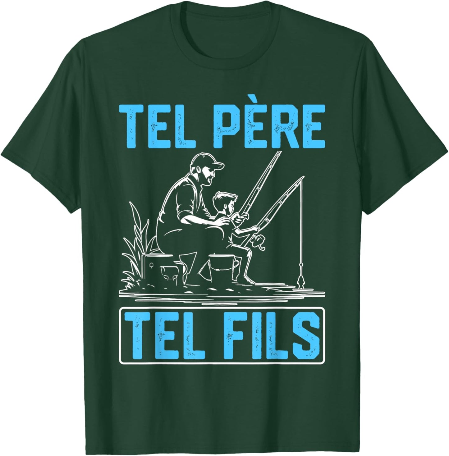 Like father such son accessory fisherman fishing humour child T-Shirt - T-Shirt | Forest