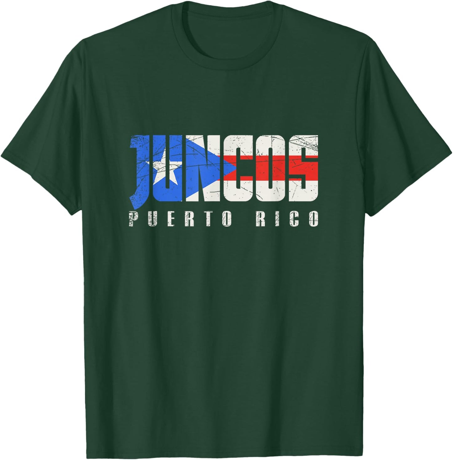 Juncos Puerto Rico, Puerto Rican flag T-Shirt - T-Shirt | Forest