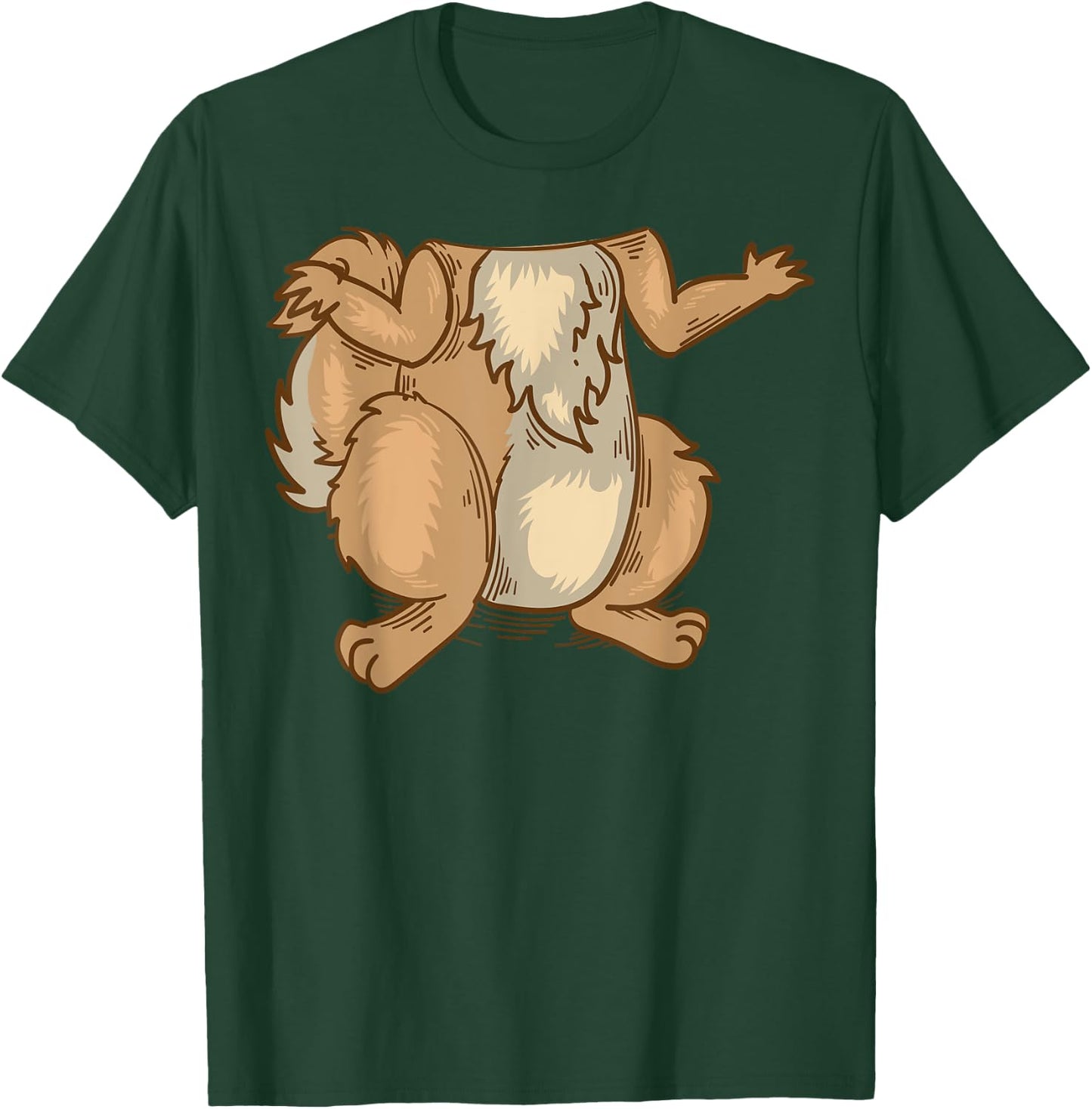 Cool Lazy Chipmunk Squirrel Halloween Costume Gift T-Shirt - T-Shirt | Forest