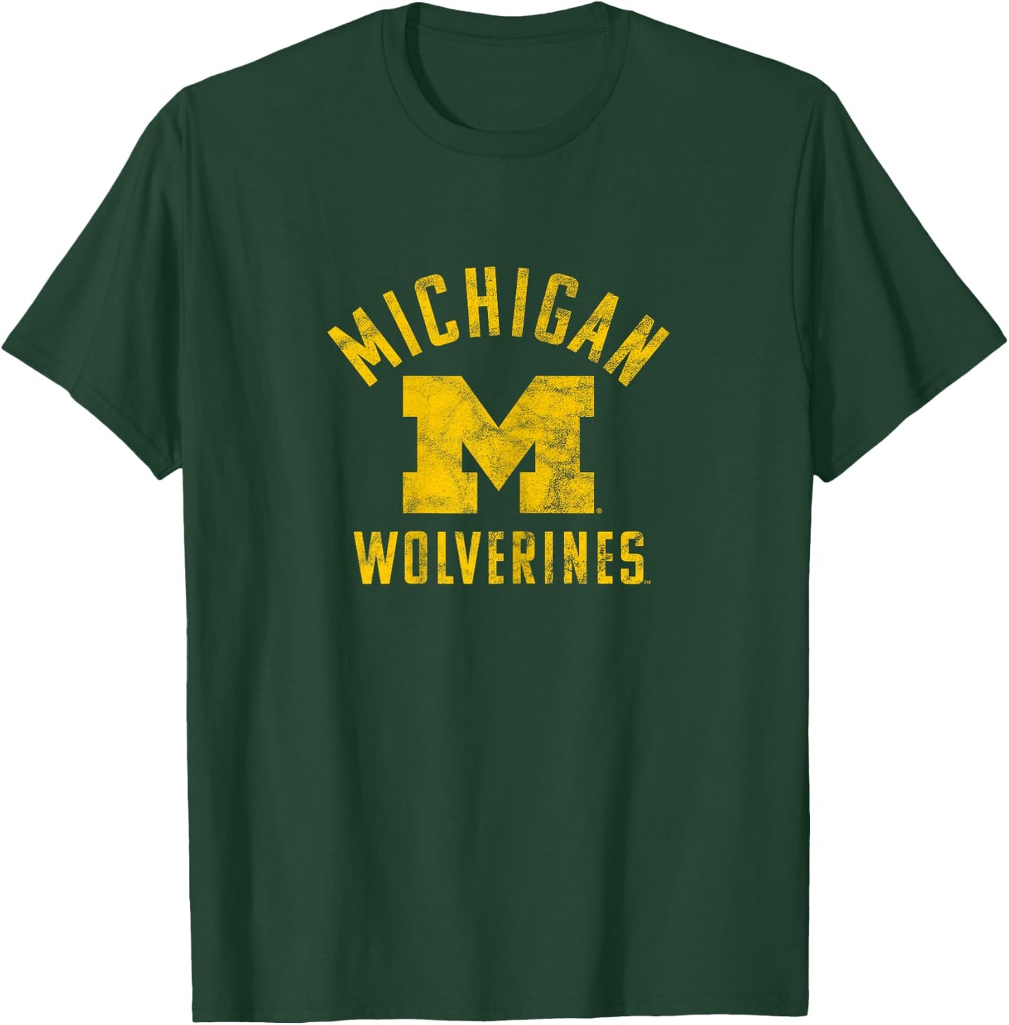University of Michigan Wolverines U of M Large T-Shirt - T-Shirt | Forest