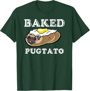 Pugtato, Funny Dog Lovers, Ladies Man Dog, I Love My Pug T-Shirt - T-Shirt | Forest