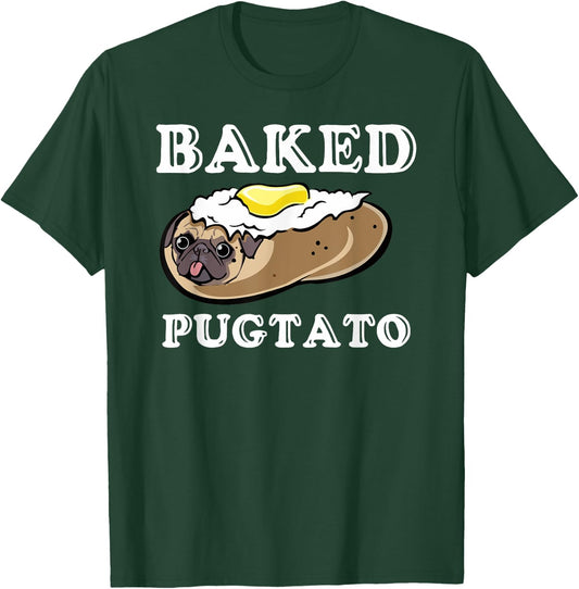 Pugtato, Funny Dog Lovers, Ladies Man Dog, I Love My Pug T-Shirt - T-Shirt | Forest