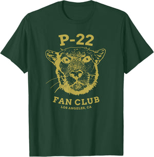 P-22 Mountain Lion Legend LA California Art P22 Peace Love T-Shirt - T-Shirt | Forest