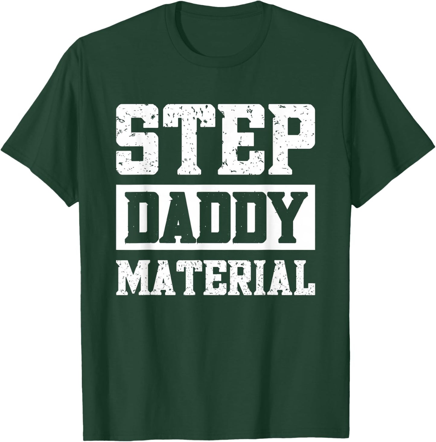 Step Dad Father Family Adults Black Small Modern Fun Humorous Design T-Shirt - T-Shirt | Forest
