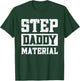 Step Dad Father Family Adults Black Small Modern Fun Humorous Design T-Shirt - T-Shirt | Forest