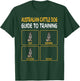 Funny Australian Cattle Dog Guide To Training Dog Obedience T-Shirt - T-Shirt | Forest