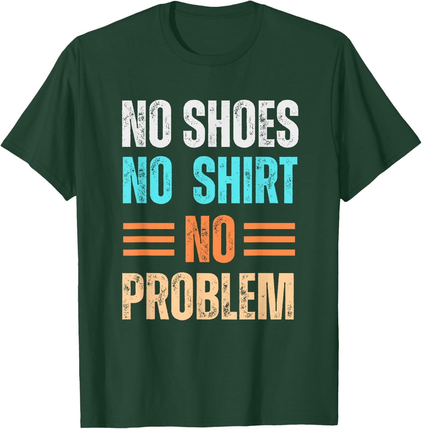 No Shoes Shirt No Problem Coconut Tree Country Music T-Shirt - T-Shirt | Forest