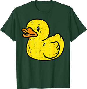 Rubber Duck Vintage Ducky Duckie Boys Girls Kids Women Men T-Shirt - T-Shirt | Forest