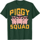 Pig Lover Piggy Squad Hog Farmer Crew Swine Women Men Kids T-Shirt - T-Shirt | Forest