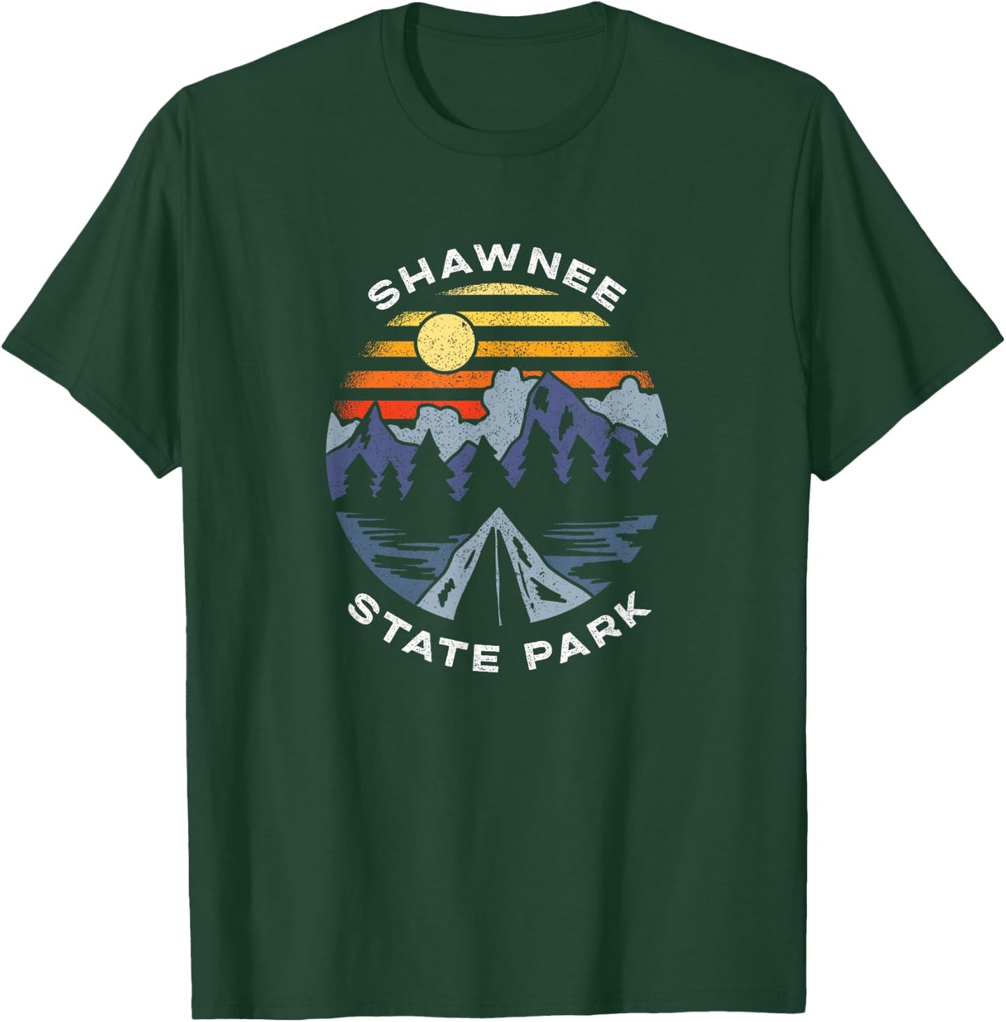 Shawnee State Park Ohio Forest Camping Vacation T-Shirt - T-Shirt | Forest