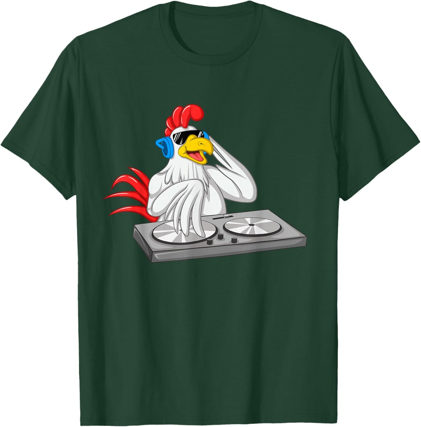 Funny DJ Art Men Women Music Producer Disc Jockey Lover DJ T-Shirt - T-Shirt | Forest