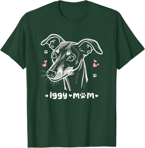 Iggy Mom Italian Greyhound Italian Sighthound T-Shirt - T-Shirt | Forest